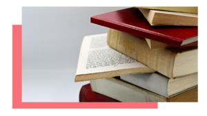 A stack of books from different genres